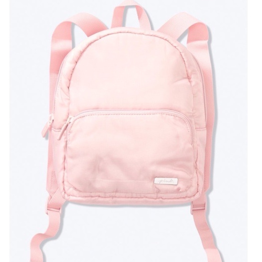Victoria's Secret PINK Ripstop Mini Backpack Chalk Rose NEW